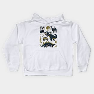 Jurassic Friends (Light) Kids Hoodie